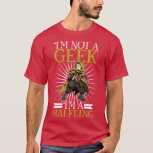 No geek D20 Roleplay Character Halfling T-Shirt