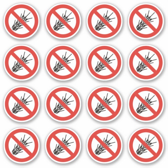 No Gluten Sign (Front)