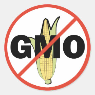 No GMO Classic Round Sticker