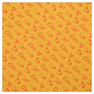 No GMO Fabric Personalised Name Biohazard Fabric