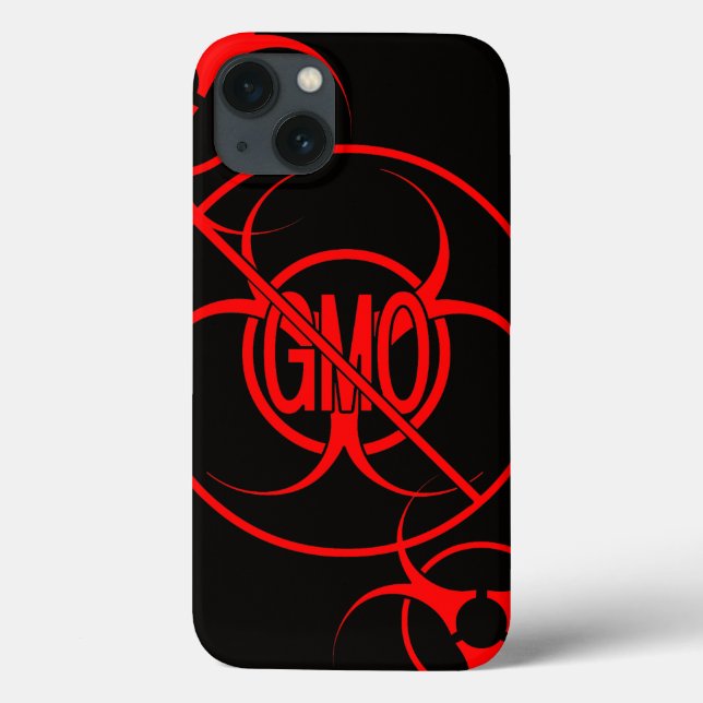 No GMO iPod Case Cool Biohazard Food iPod Case (Back)
