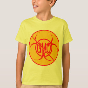 No GMO Kid's T-shirt Bio Hazard GMO Shirts