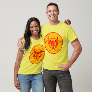 No GMO Shirts Bio Hazard GMO Personalised Organic