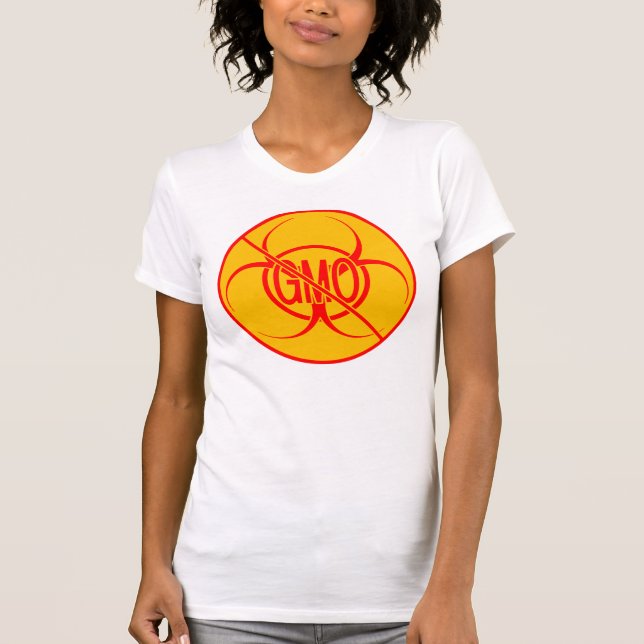 No GMO Shirts Bio Hazard GMO Women's Top (Front)