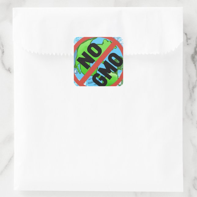 NO GMO SQUARE STICKER (Bag)