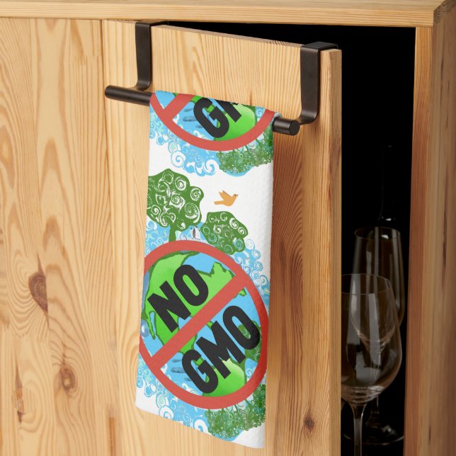 NO GMO TEA TOWEL (Thirds Fold)