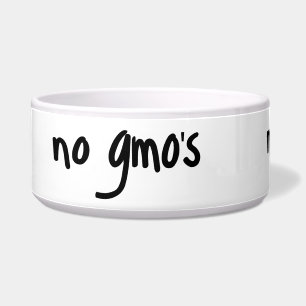 No GMO's Healthy Food Promotion White