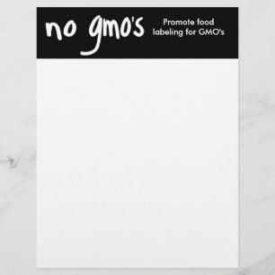 No GMO's Promote Labelling Laws Black