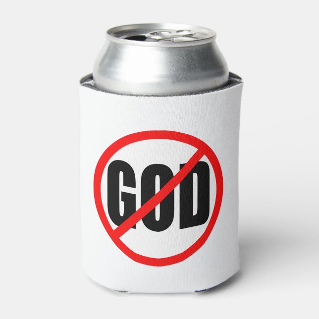 "NO GOD" CAN COOLER (Can Front)