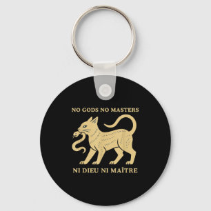 No gods no masters key ring