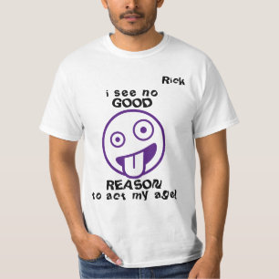 "...no good reason..." Emoji Customisable Men's T-Shirt