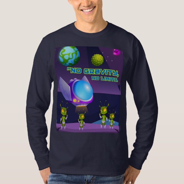 No gravity no limits T-Shirt (Front)