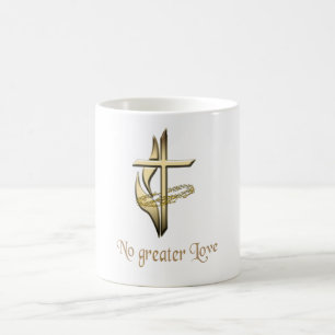 No greater Love Cross Coffee Mug