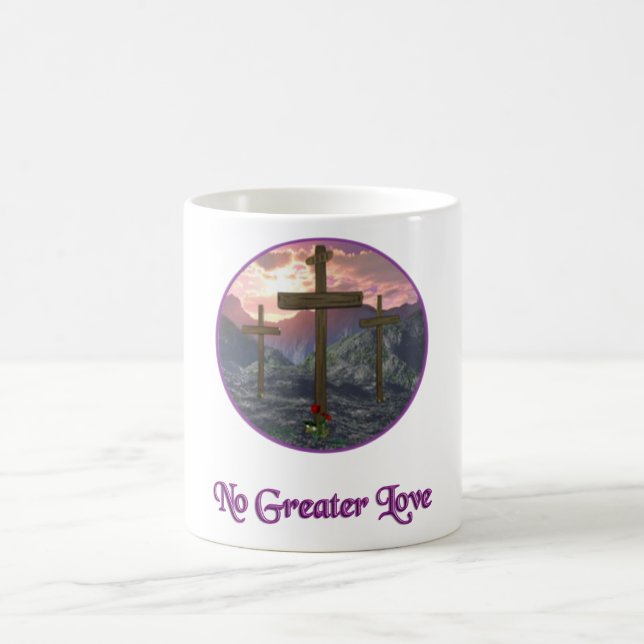 No Greater Love John 3:16 Coffee Mug (Center)