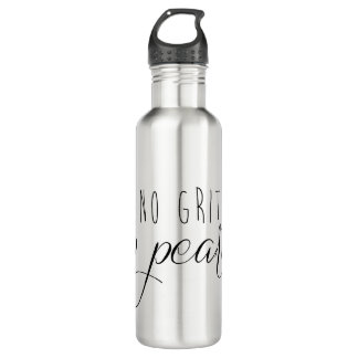 No Grit No Pearl Water Bottle
