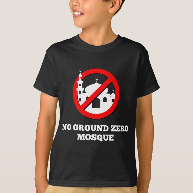 No Ground Zero Mosque T-Shirt (Front)