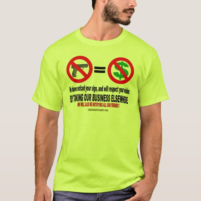 NO GUN, NO MON T-Shirt (Front)