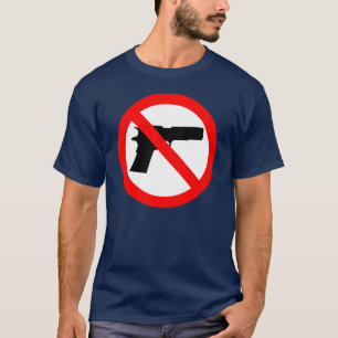 No Guns Anti Gun T-Shirt
