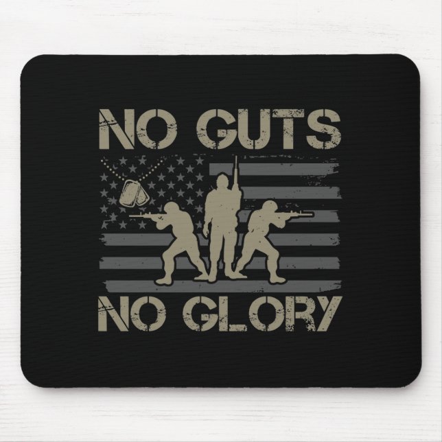 No Guts No Glory Mouse Mat (Front)