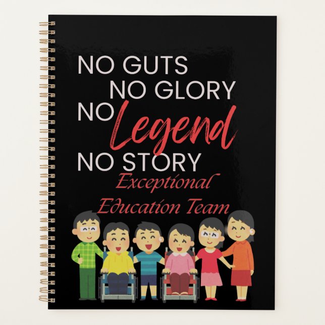 No Guts No Glory Planner (Front)