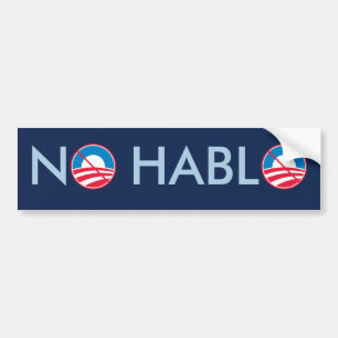 No Hablo Bumper Sticker