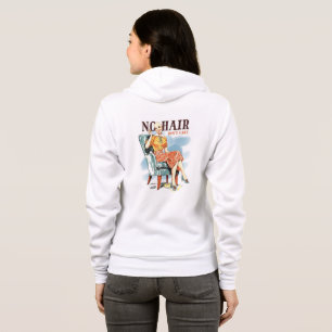 No Hair Don’t Care Cancer Awareness Hoodie