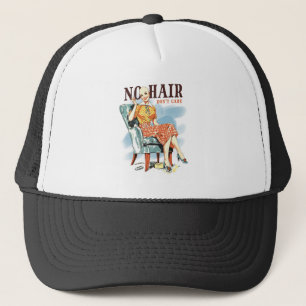 No Hair, don´t care - cancer awareness Trucker Hat