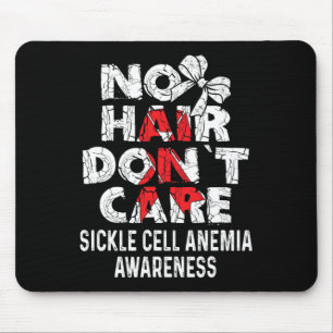 NO Hair- Sickle Cell Anaemia Awareness Supporter R Mouse Mat