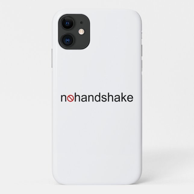 No Handshake Case-Mate iPhone Case (Back)