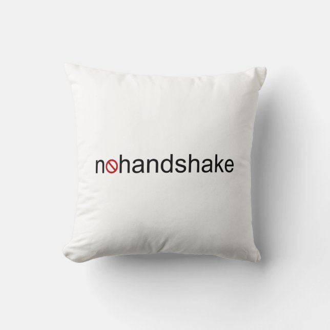 No Handshake Cushion (Front)