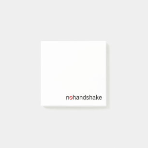 No Handshake Post-it Notes