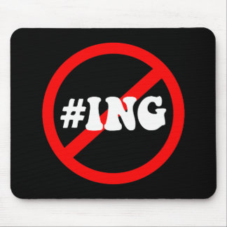 no hash tagging mouse mat