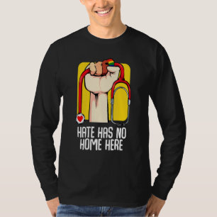 No Hate Gay Lesbian Bi Homosexual Nurse Doctors Lg T-Shirt