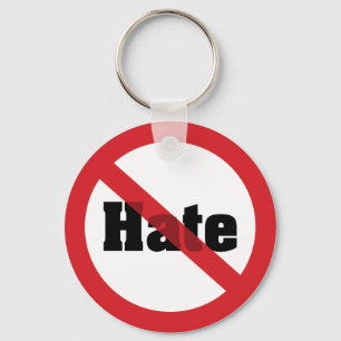 No Hate Key Ring