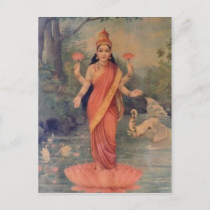 No higher resolution available. Ravi_Varma-Lakshmi Postcard
