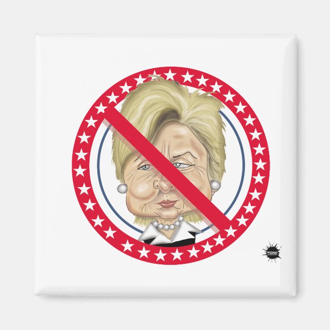 NO-HILLARY Magnet (Front)