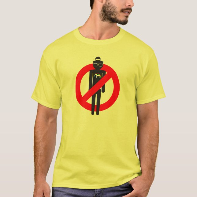 No Hipster T-Shirt (Front)