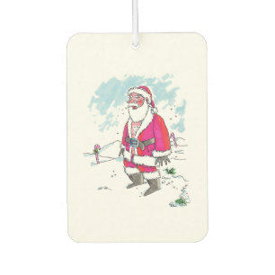 No Ho Ho Ho car air freshener