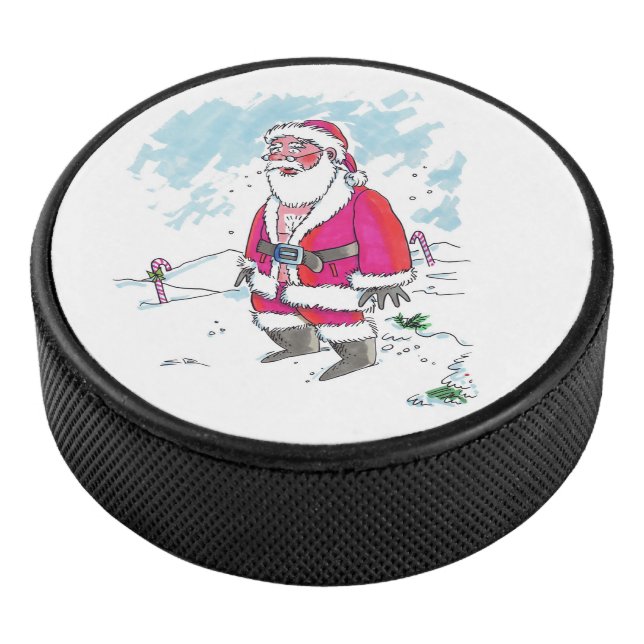 No Ho Ho Ho hockey puck (3/4)