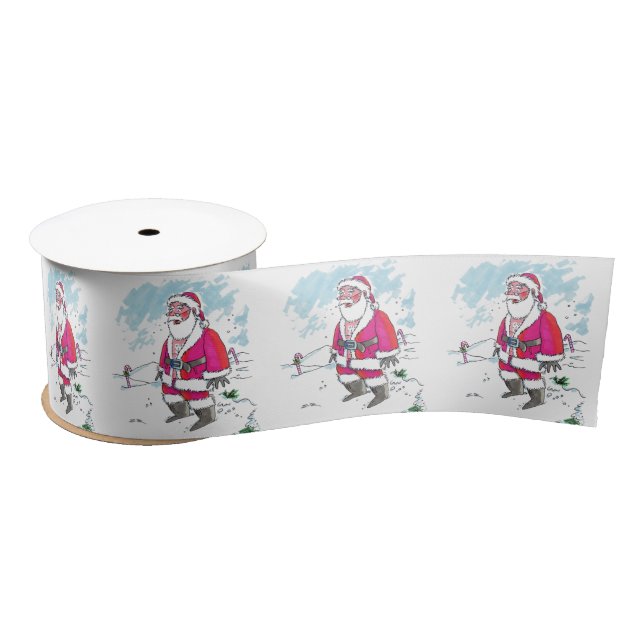 No Ho-Ho-Ho ribbon spool Satin Ribbon (Spool)