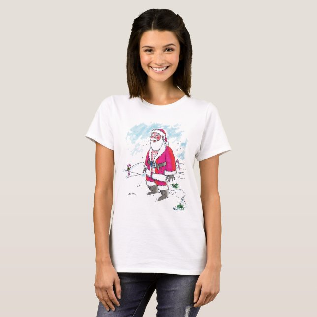 No Ho-Ho-Ho women white T-shirt (Front Full)