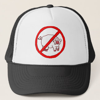 No Hogs Circle Trucker Hat