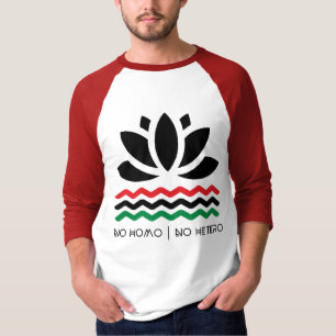 No Homo No Hetero Baseball Shirt Masc