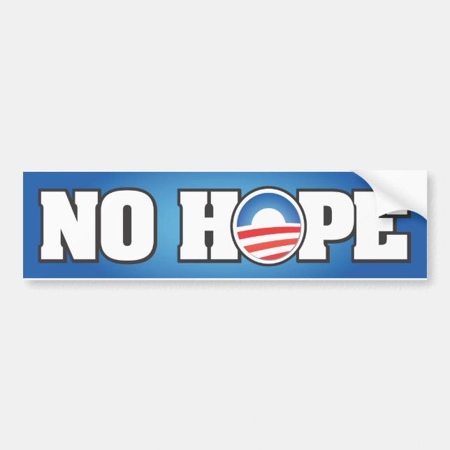 NO HOPE BUMPER STICKER (Front)