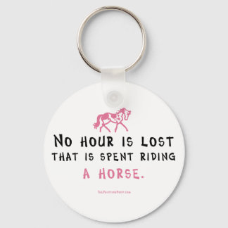 No Hour Is Lost Key Ring