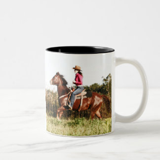 "No hour of life is ... Two-Tone Coffee Mug