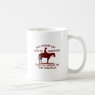 no hour of life is wasted rusted red.png coffee mug