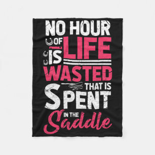No Hour Of Life Is Wasted That Is Spent In The Sad Fleece Blanket