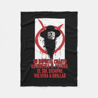 No How Dark The Future Gets Fleece Blanket