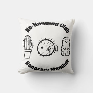 No Hugging Club Cushion